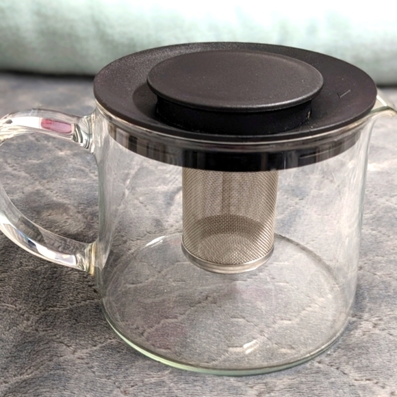 NWOB - Riklig Glass Tea Pot with Tea Infuser/ Strainer - 16oz - Picture 12 of 12